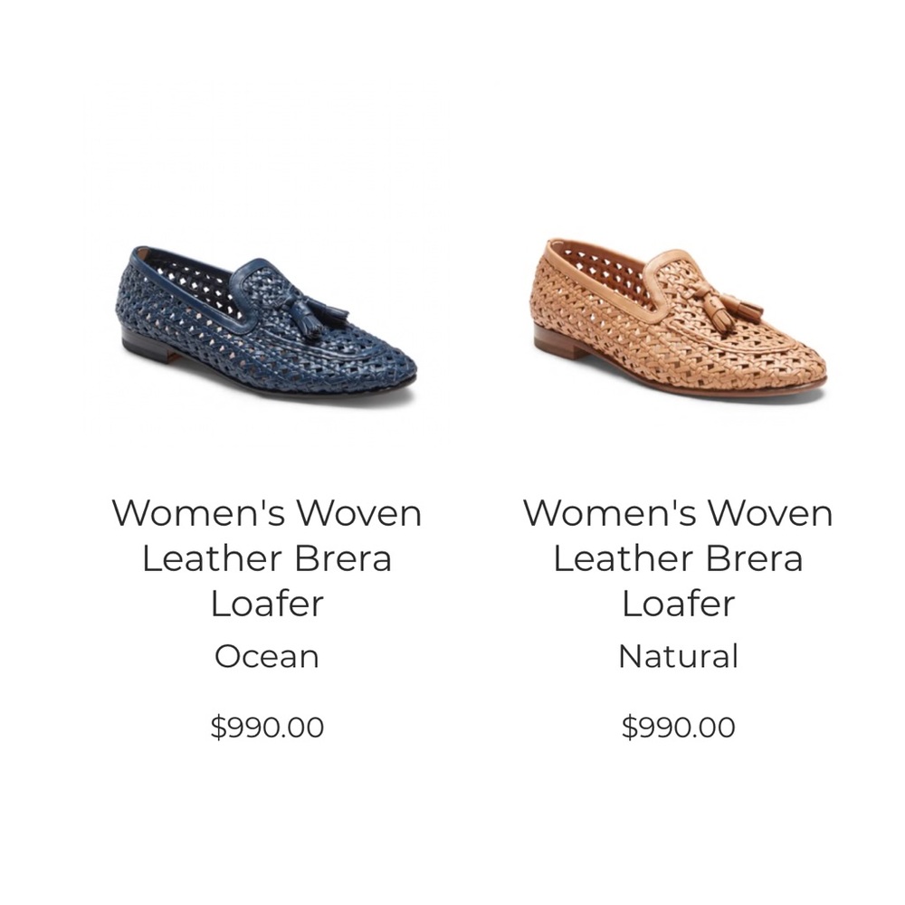 Fratelli Rossetti Cream Woven Leather Brera Loafers - Picture 11 of 14